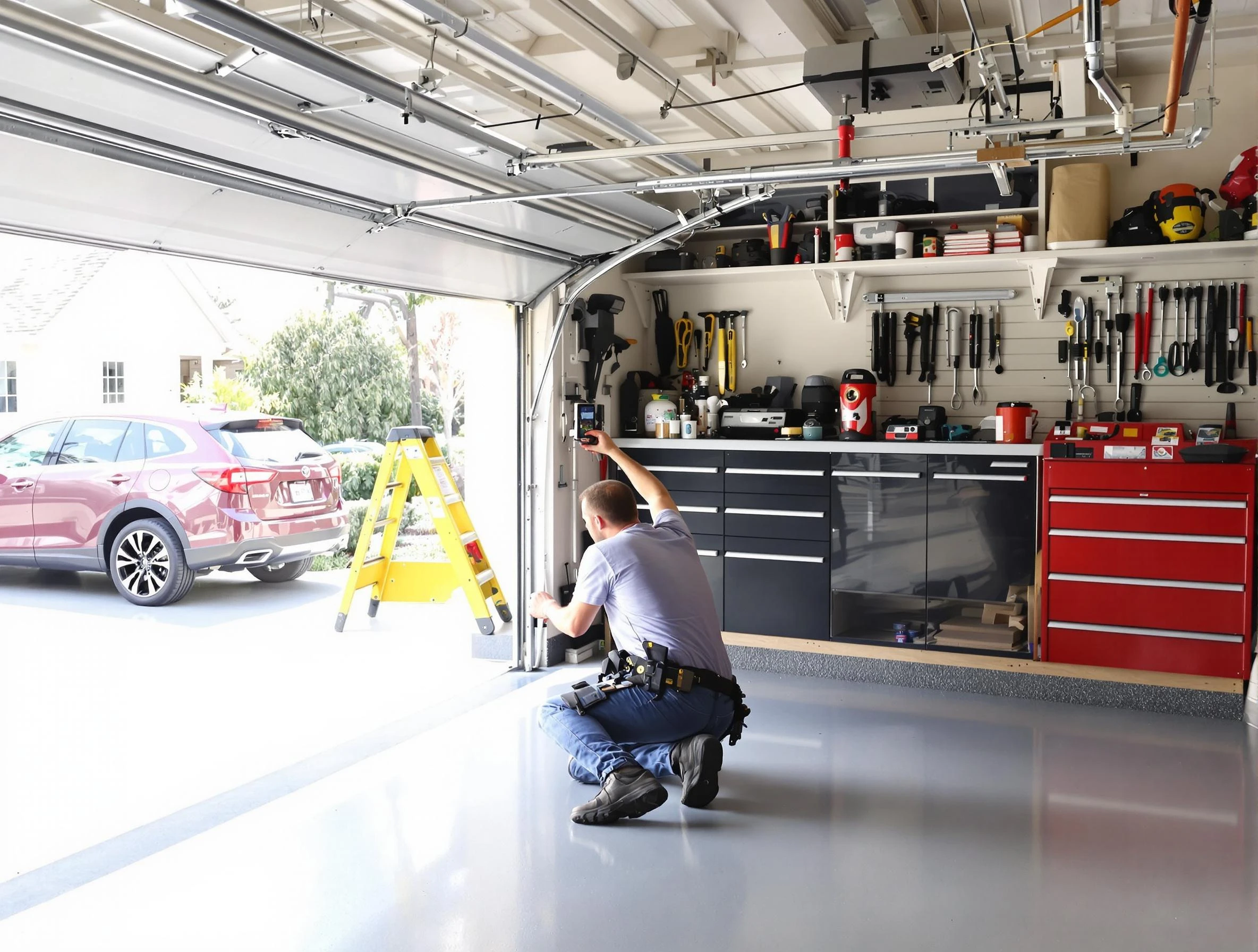 Local garage door repair service by Birmingham Garage Door Repair in Birmingham