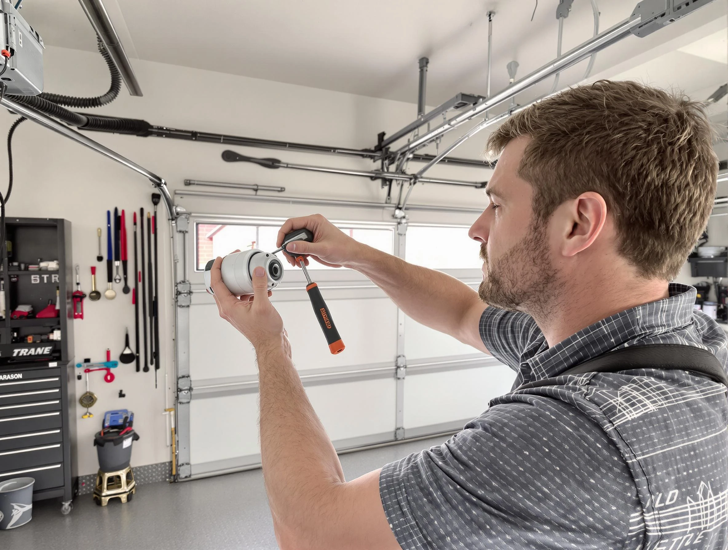 Garage door opener repair service by Birmingham Garage Door Repair in Birmingham