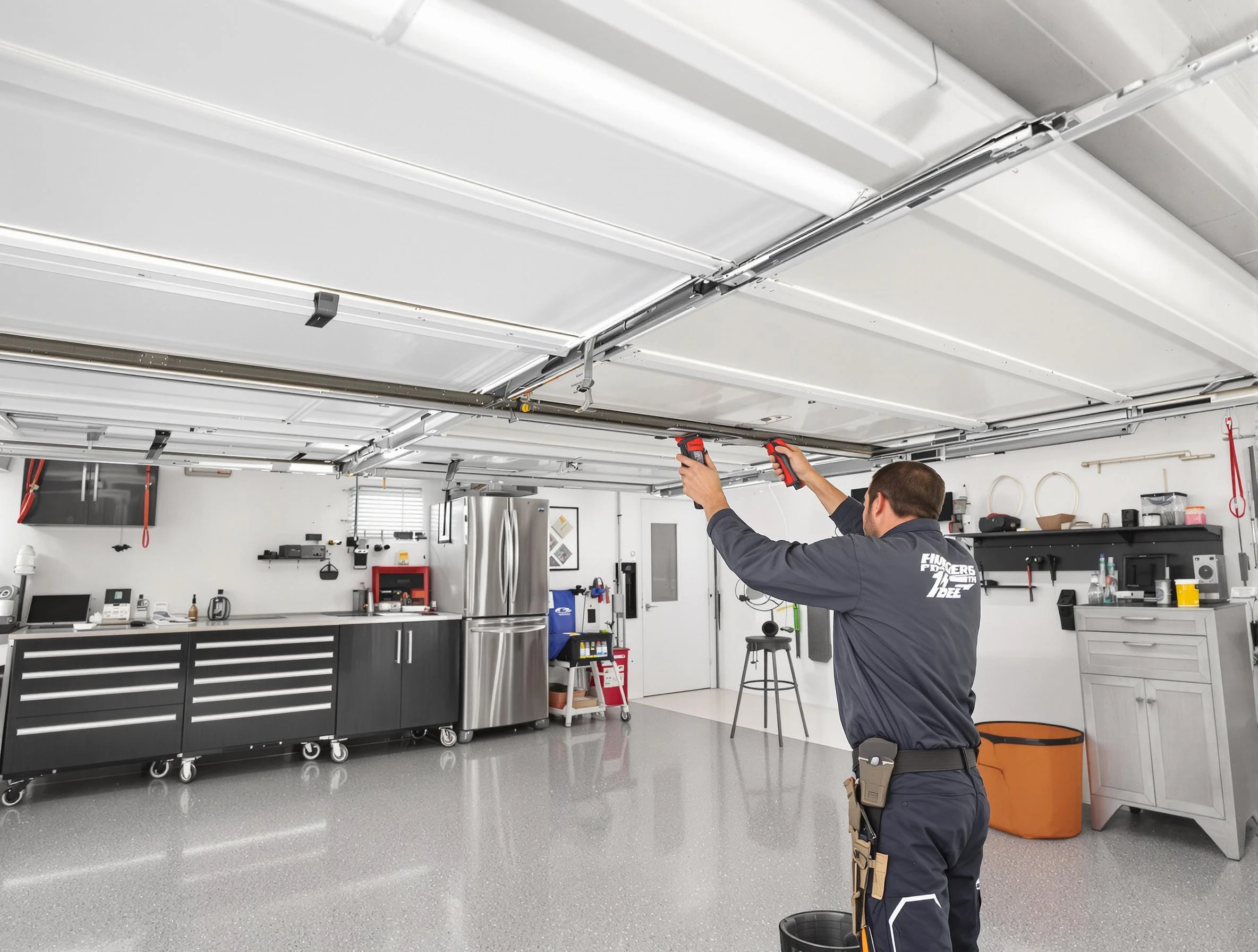 Overhead garage door repair service by Birmingham Garage Door Repair in Birmingham