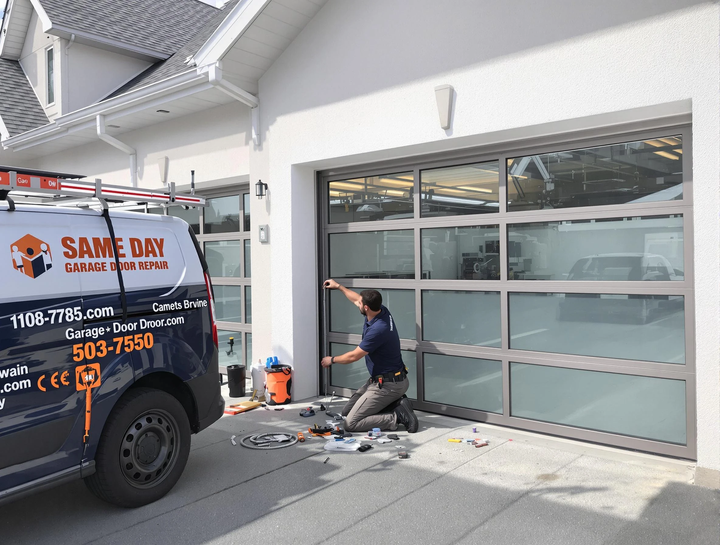 Same-day garage door repair service by Birmingham Garage Door Repair in Birmingham